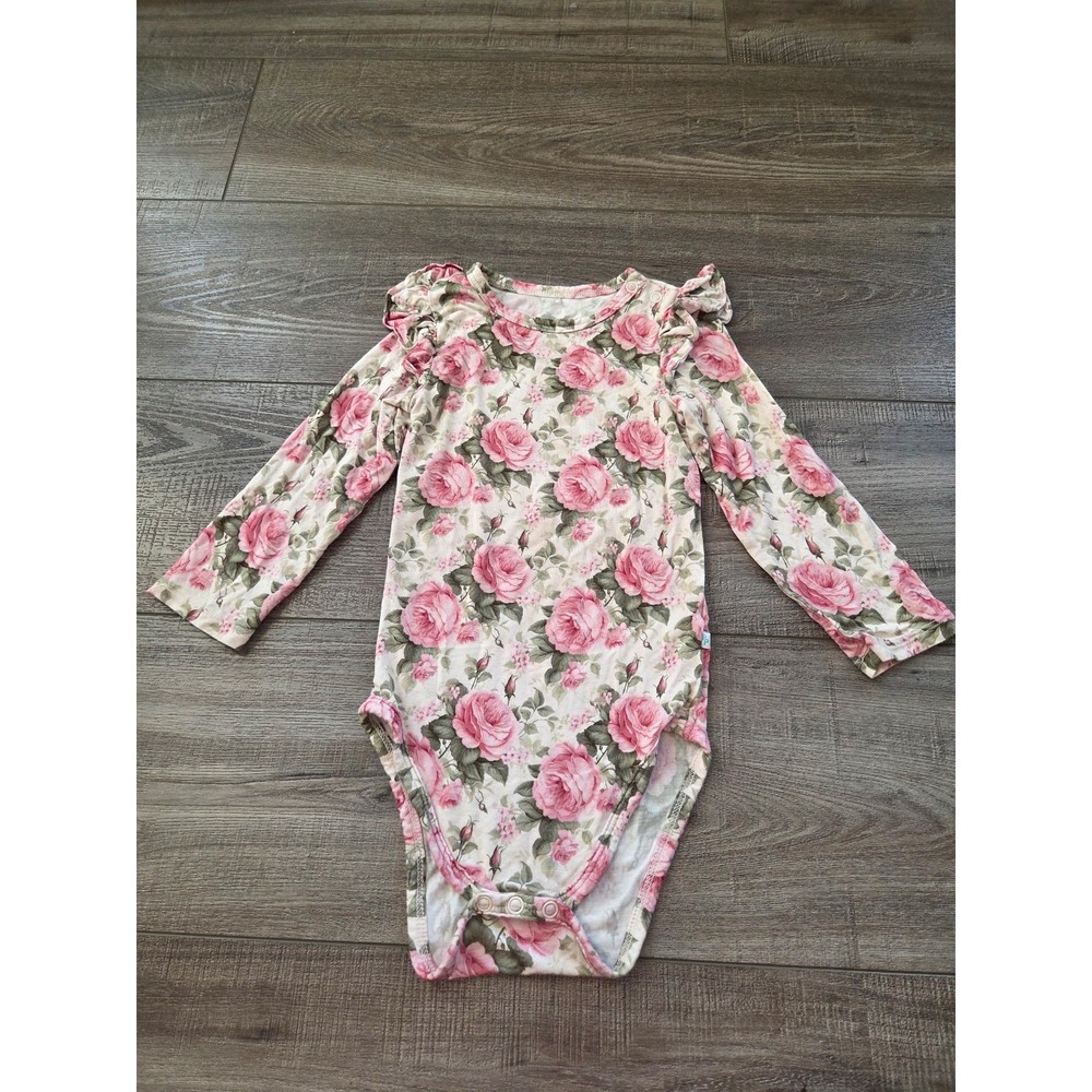 Posh peanut toddler girl bamboo bodysuit 2t